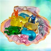Perles de Bain Animaux - Assortiments de senteurs et couleurs