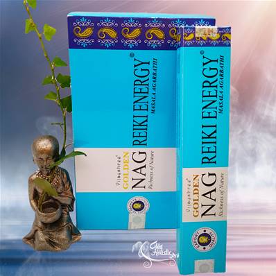 Encens Golden Nag Reiki Energy - Pack de 12