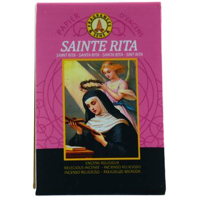 Papier d'Encens Fragrances & Sens - Sainte Rita 36 Lamelles
