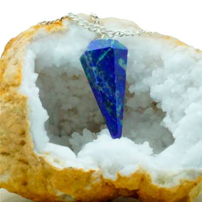 Pendule Cône à facettes - Lapis Lazuli