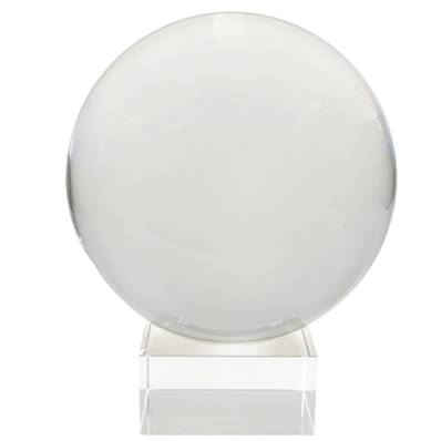 Boule de Cristal avec Support - 12 cm