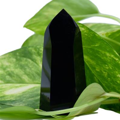 Obsidienne Noire - Pointe à Facettes - Qualité A - 40 à 65g