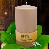 Bougie Cylindre Sable 52h Pure Candle