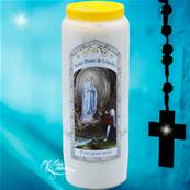 Neuvaine image - Notre Dame de Lourdes - Cire Végétale