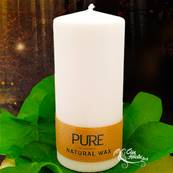 Bougie Cylindre Blanc 41h Pure Candle