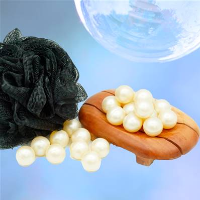 Perles de Bain Rondes - Fragrance Coco - Par 10